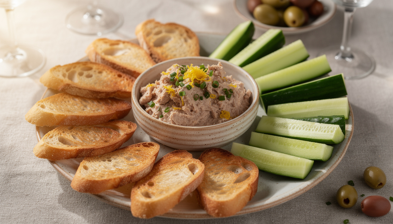 découvrez comment préparer une crème au thon apéritive, onctueuse et savoureuse, idéale pour accompagner vos toasts et régaler vos invités.